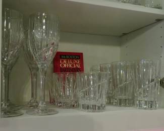 Mikasa "Uptown" crystal glassware