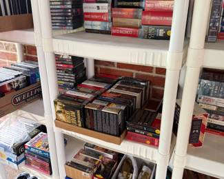 Audio books and DVDs