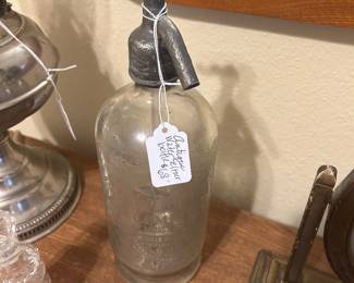 Antique seltzer bottle
