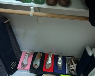 Womens large and XL clothing, mens Xxl and XL clothing, women’s belts, shoes, size 9 1/2