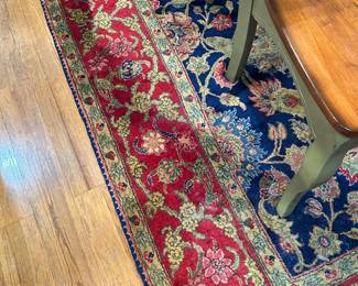 Lovely area rug with very bright coloring!