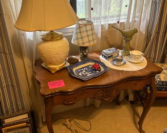 Antique oak writing desk