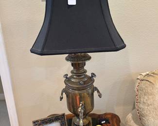 Very interesting copper lamp