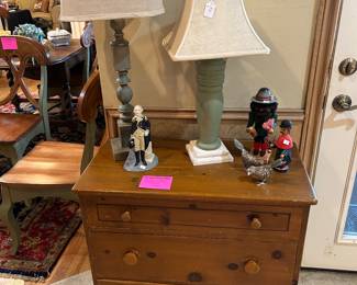 Pine three drawer chest