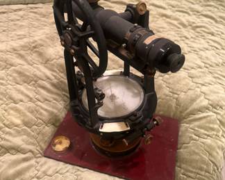 Kueffel and Esser Antique Transit Survey level