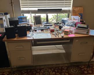 Metal desk