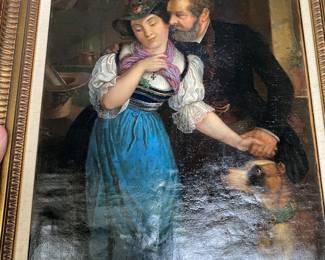 19th Century Original Oil Painting