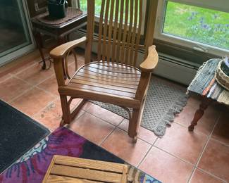 Great Adirondack Chair and Stool