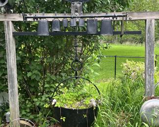 Cast Iron Bells and Pot