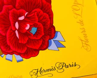Hermes silk scarf.