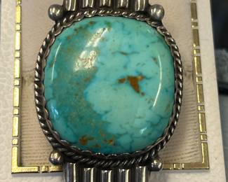 Teddy Goodluck sterling turquoise ring.