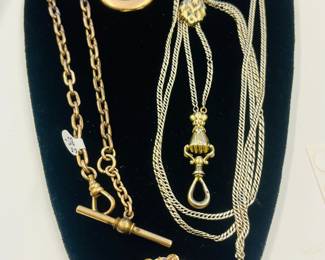 Gold filled and low karat. 