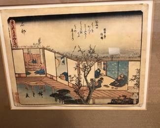 Hiroshige, Ishibe Station ca. 1840s
