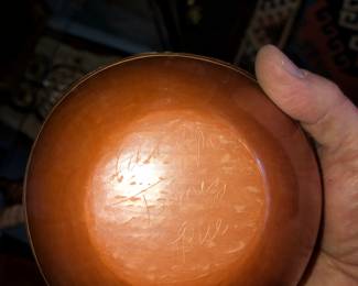 Ida Yepa Jemez Pueblo red pottery jar