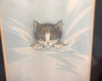 Bob Harrison, innocence sleeping, hand signed