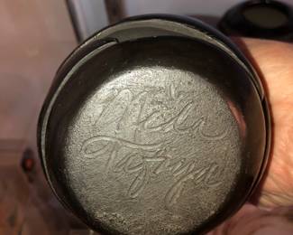 Mida Tafoya, Santa Clara black pottery wedding vase