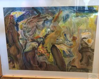 Paul B. Travis watercolor