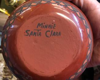 Minnie Vigil Santa Clara red pottery