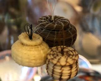 Native American miniature baskets