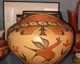 Elizabeth Medina, Zia pottery 9” x 9”