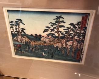 Sadanobu Japanese woodblock print