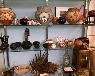 An interesting collection of Native American pottery