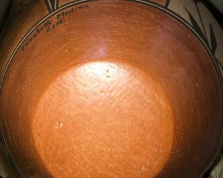 Elizabeth Medina, Zia pottery