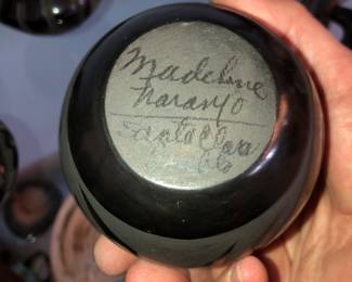 Madeline Naranjo Tafoya, Santa Clara black pottery