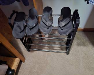 Shoe Rack and Shoes
