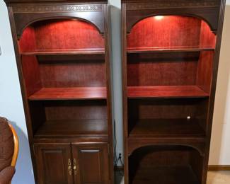 lighted Bookcases