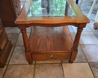Glass Side Table