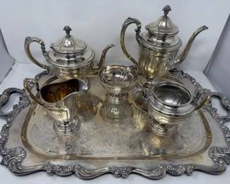 5 TowleKingLouisXIVCoffeeTeaSterlingSilverSet
