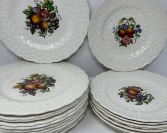 36 SpodeDinnerandSaladPlateSetsCopelandEngland