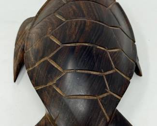 30 HandCarvedIronWoodTurtle