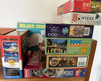 21 6PuzzlesHyggeGameVintageCribbageBoard