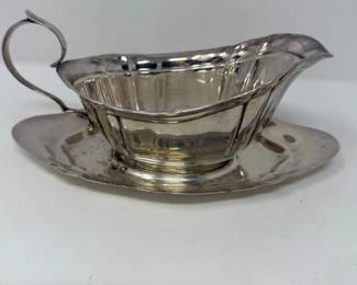 4 ReedBartonSterlingSilverGravyBoatPlate