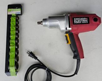 89 ChicagoElectric12DriveImpactWrenchImpactSocketSet