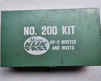 79 MarsonKlikFastNo200KitHP2RiveterRivets