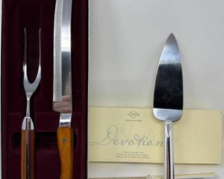 155 MeatCarvingSetLenoxDessertSet