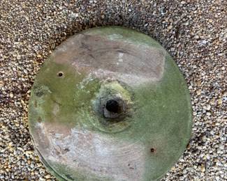 Antique grinding stone