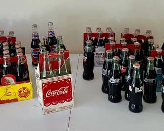 Vintage cocacola bottles