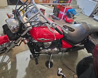 2008 Red Kawasaki