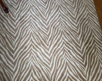 Zebra rug