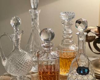 Antique Liquor Decanters