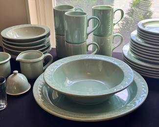Dansk Terrazzo Venetian Green Dinnerware Set