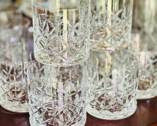 Crystal Mixed Cocktail Glasses