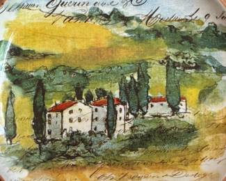 William Sonoma Paysage Salad Plate, designed by Marc Lacaze