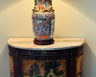 Half Moon Buffet in Mahogany