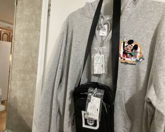 Disney jacket and Cross body bag