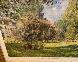 Claude Monet beach scene